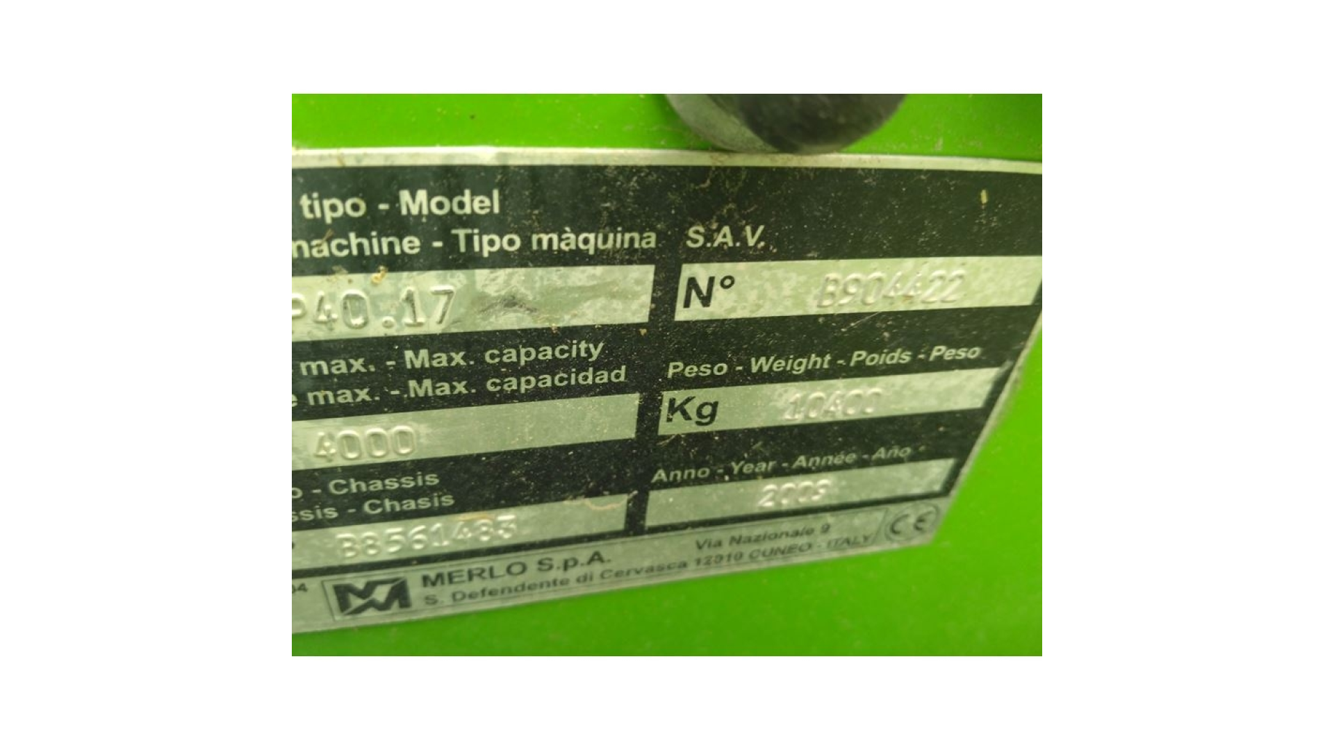 Telescopico Merlo 40-17 usato
