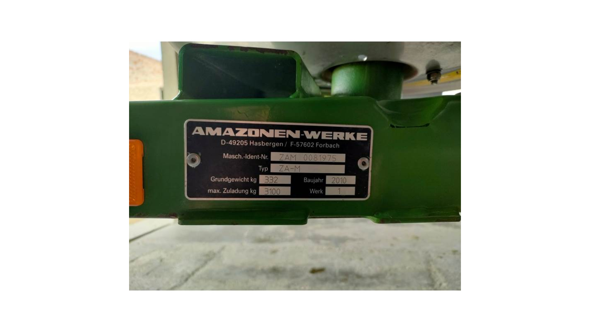 Spandiconcime Amazone ZAM 1501 usato