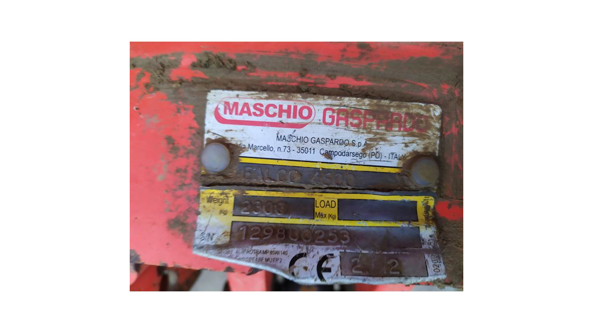 Erpice-rotante Maschio Falco 4600 usato