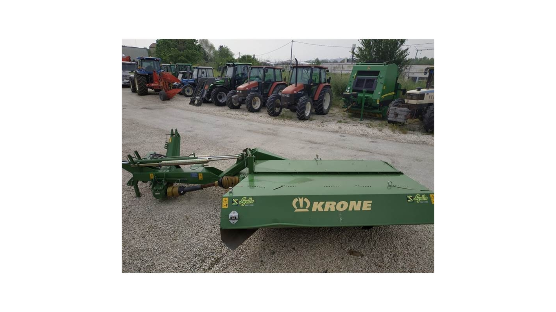 Falciacondizionatrice Krone EC 280 CV usata