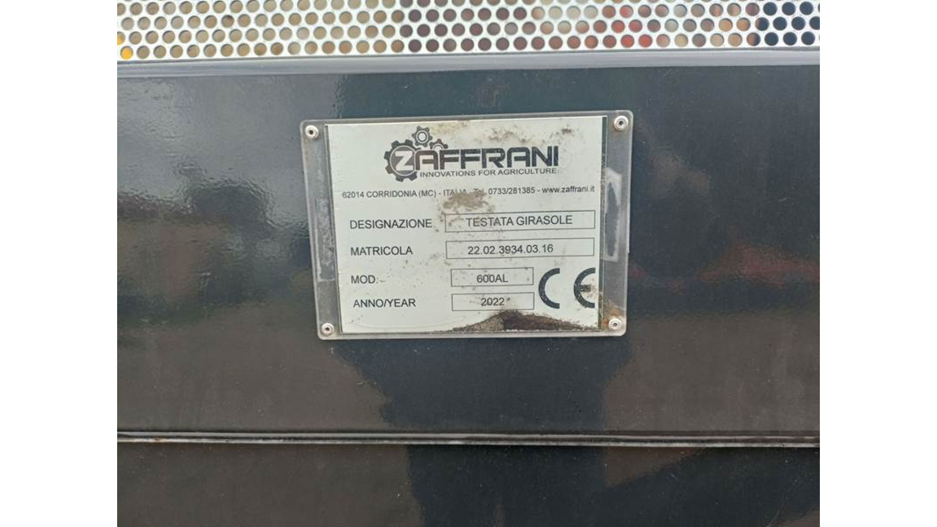 Barra Zaffrani 600AL usata