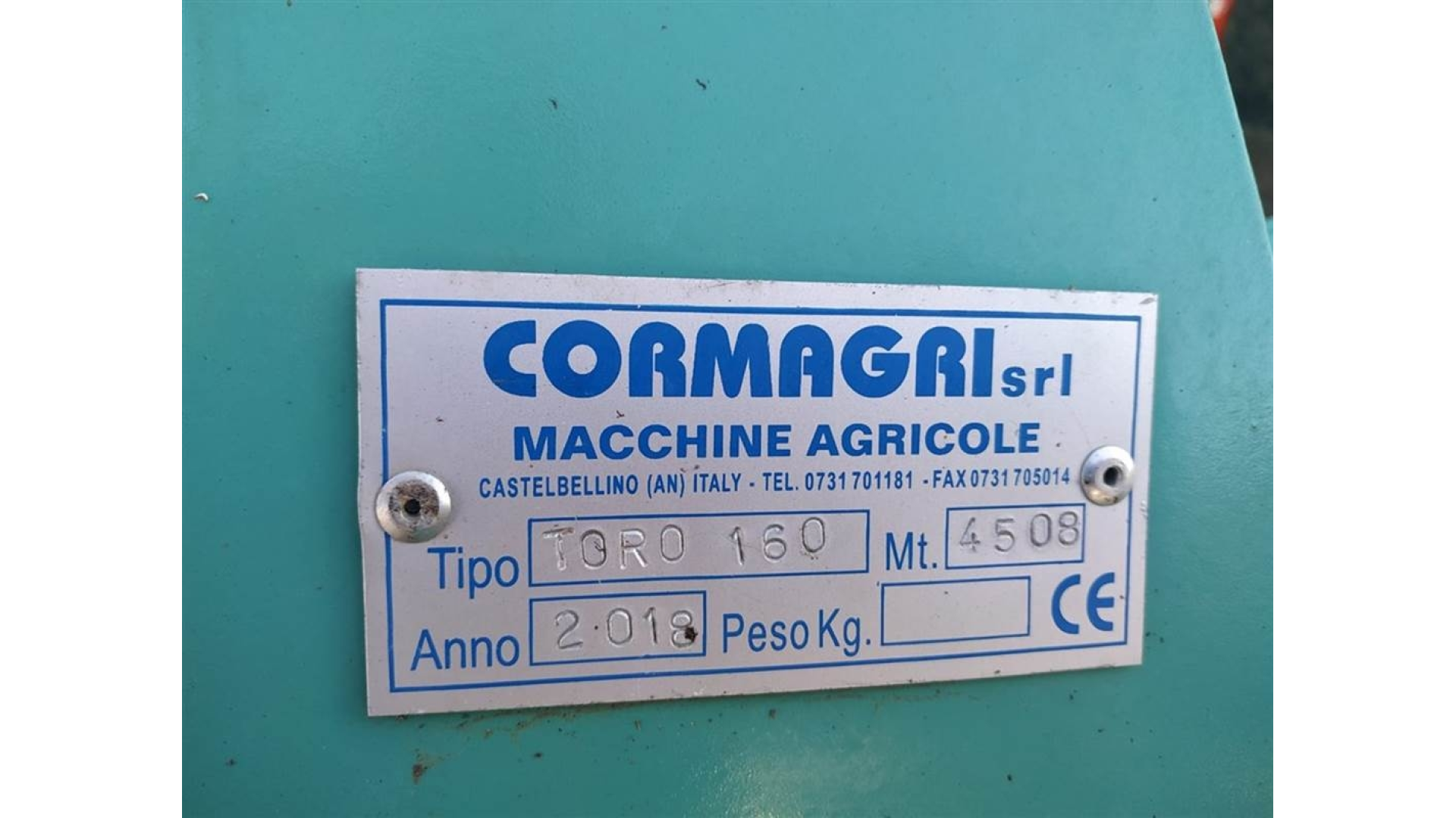 Aratro Corma Toro 160 usato