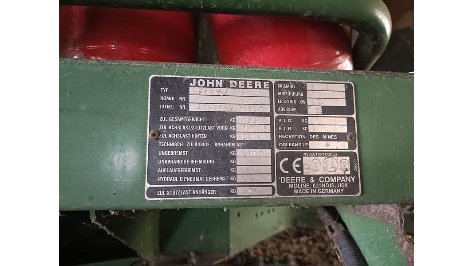 Mietitrebbia John Deere 9780 CTS Hillmaster usata