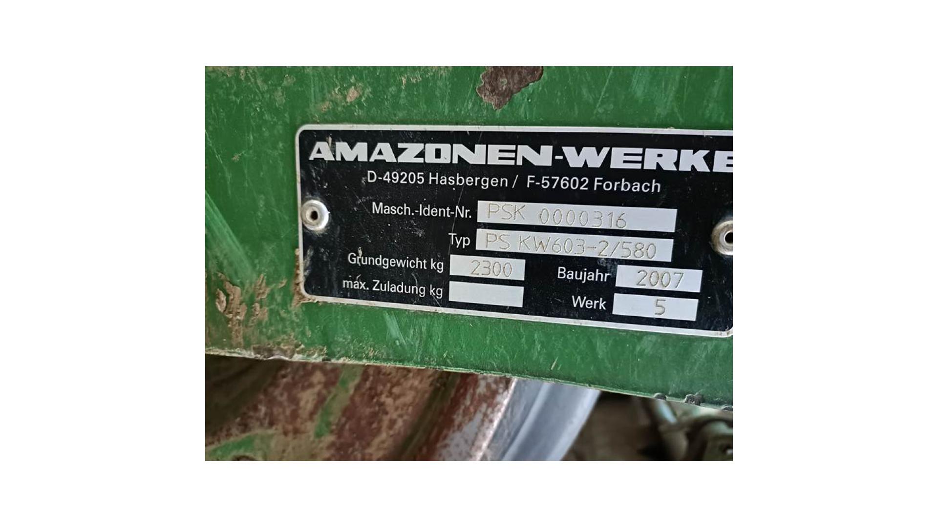 Seminatrice combinata Amazone Avant ASA603R usata