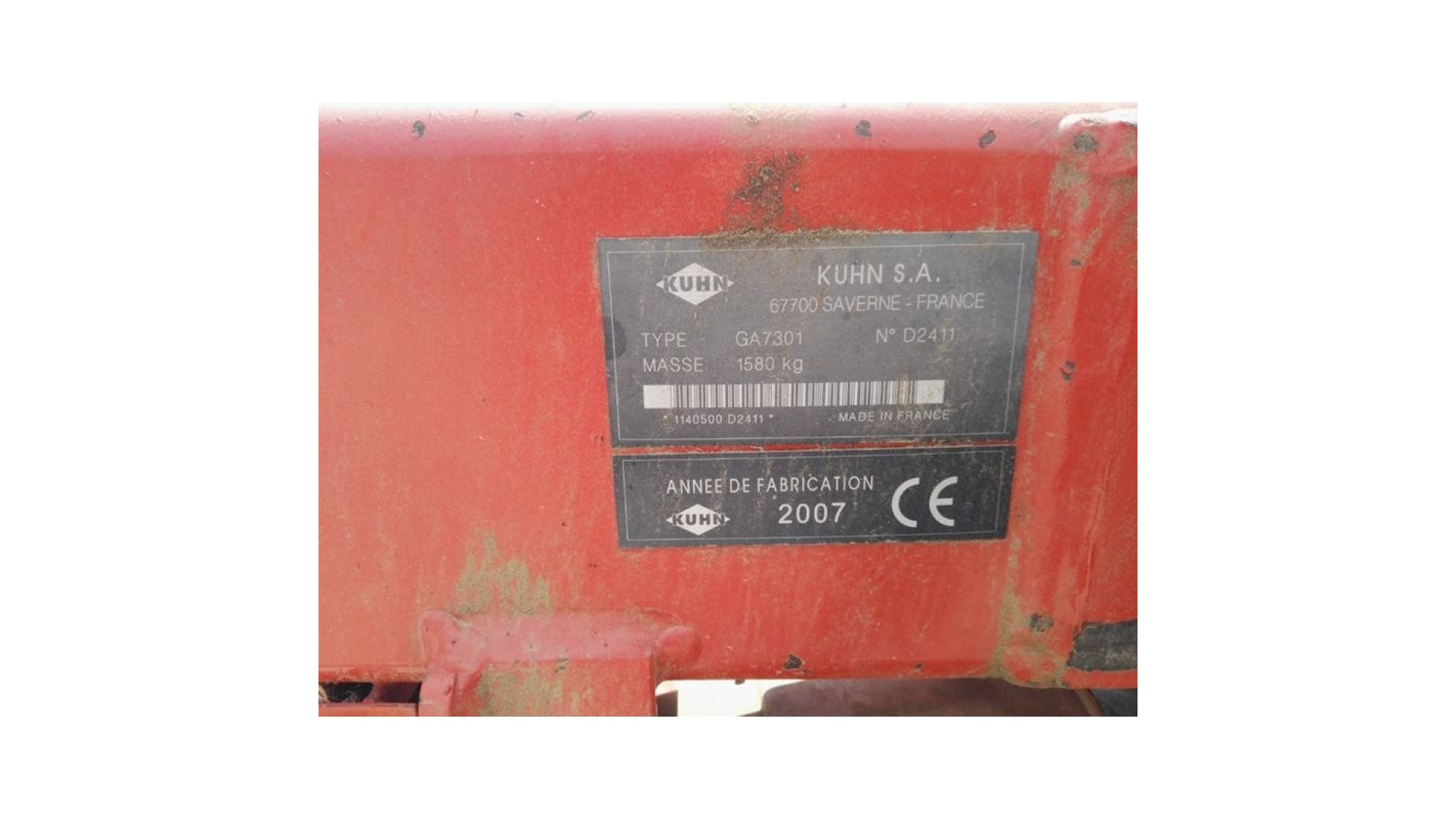 Ranghinatore Kuhn GA7301 usato