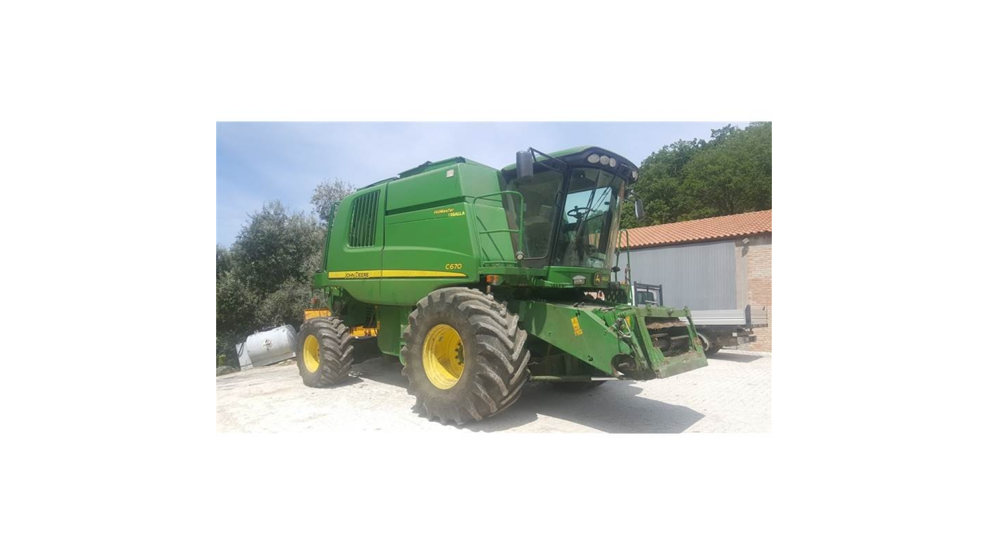 Mietitrebbia John Deere C670 Hillmaster usata