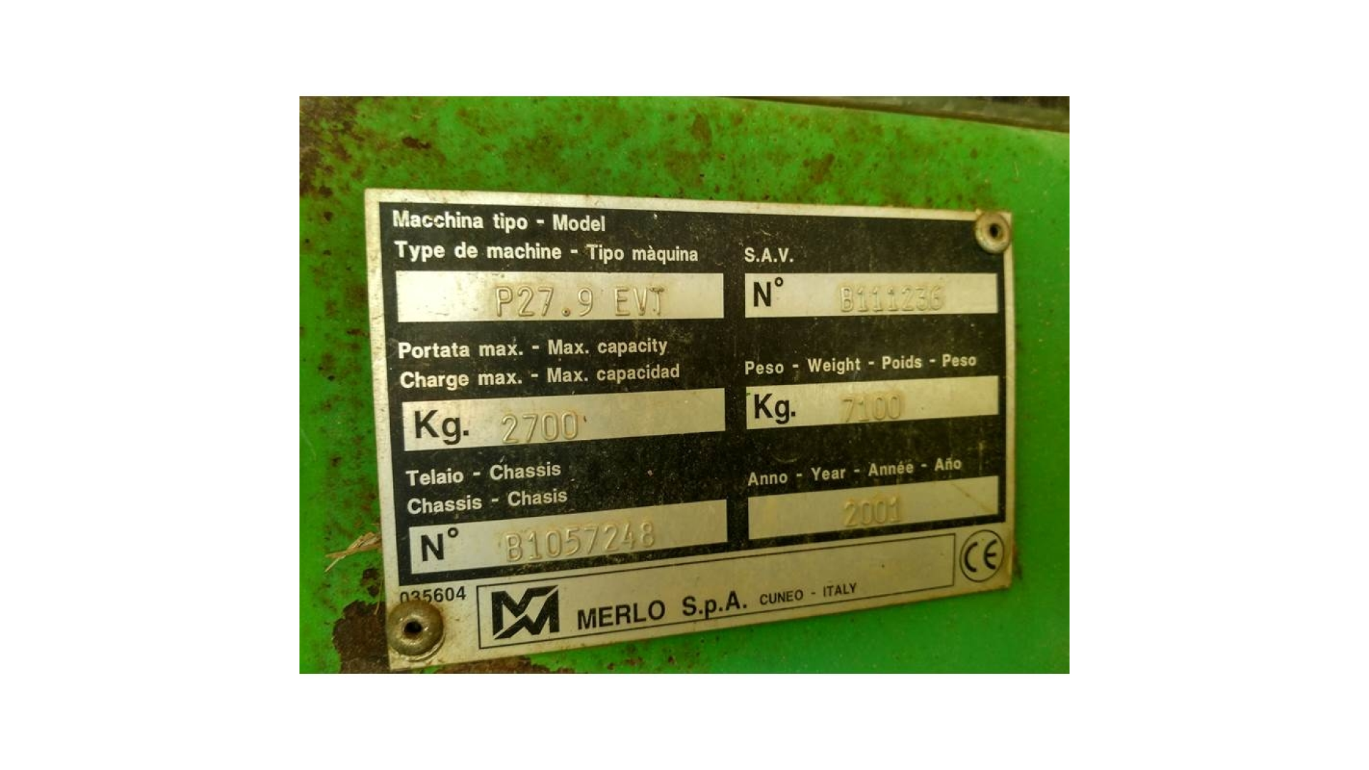 Telescopico Merlo P27.9-EVT usato