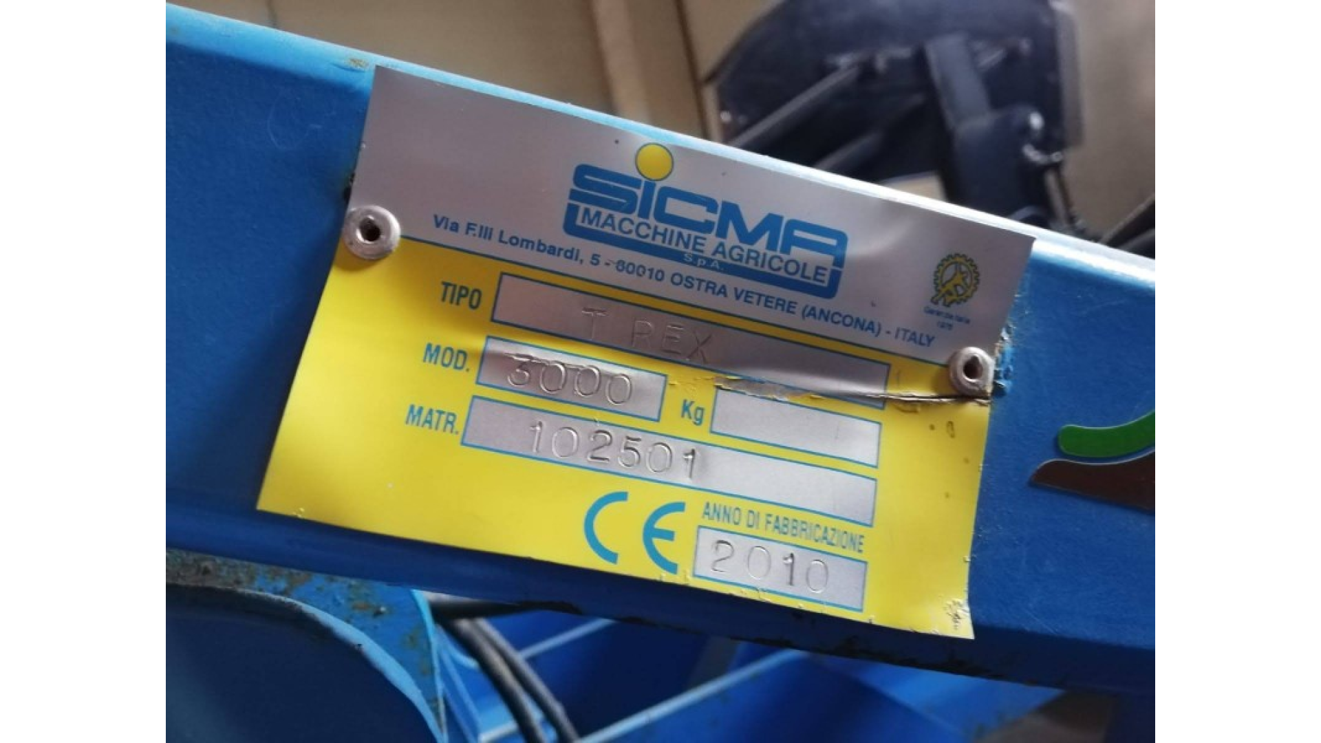 Ripuntatore usato Sicma T-Rex 3000