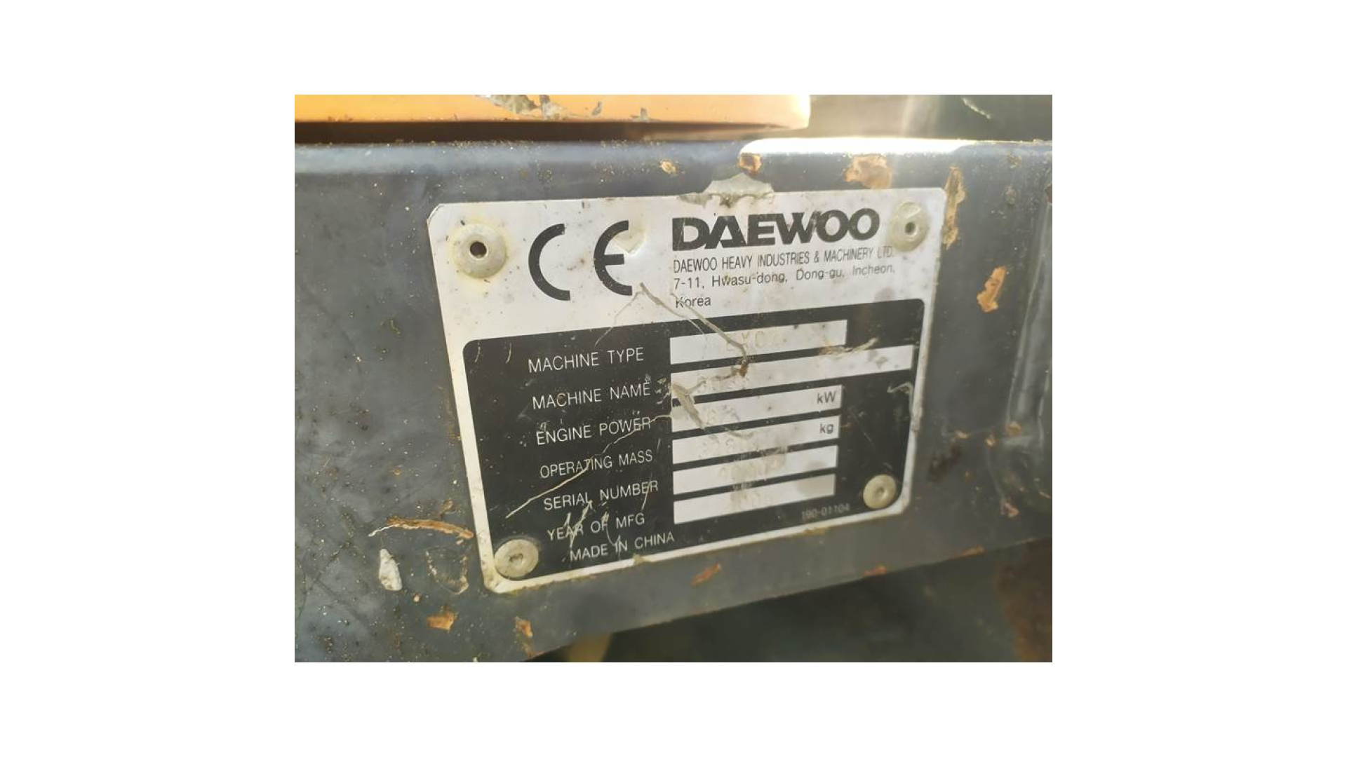 Miniescavatore Daewoo 035 usato