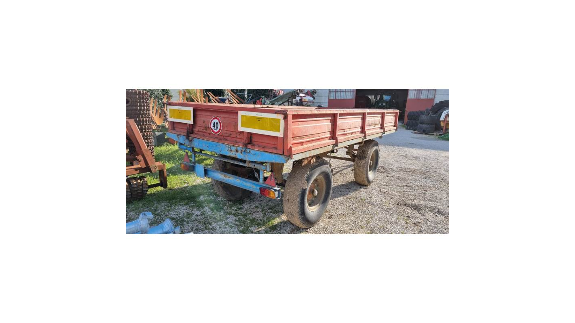 Rimorchio cassone Mutti 40 usato