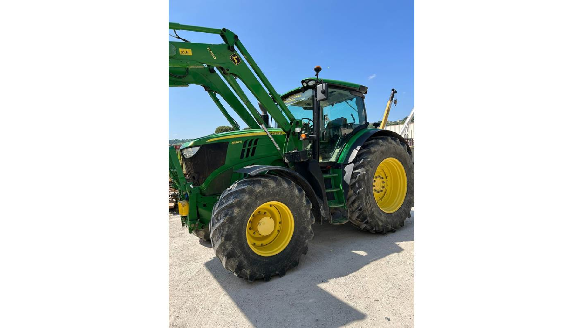 Trattore John Deere 6190R usato