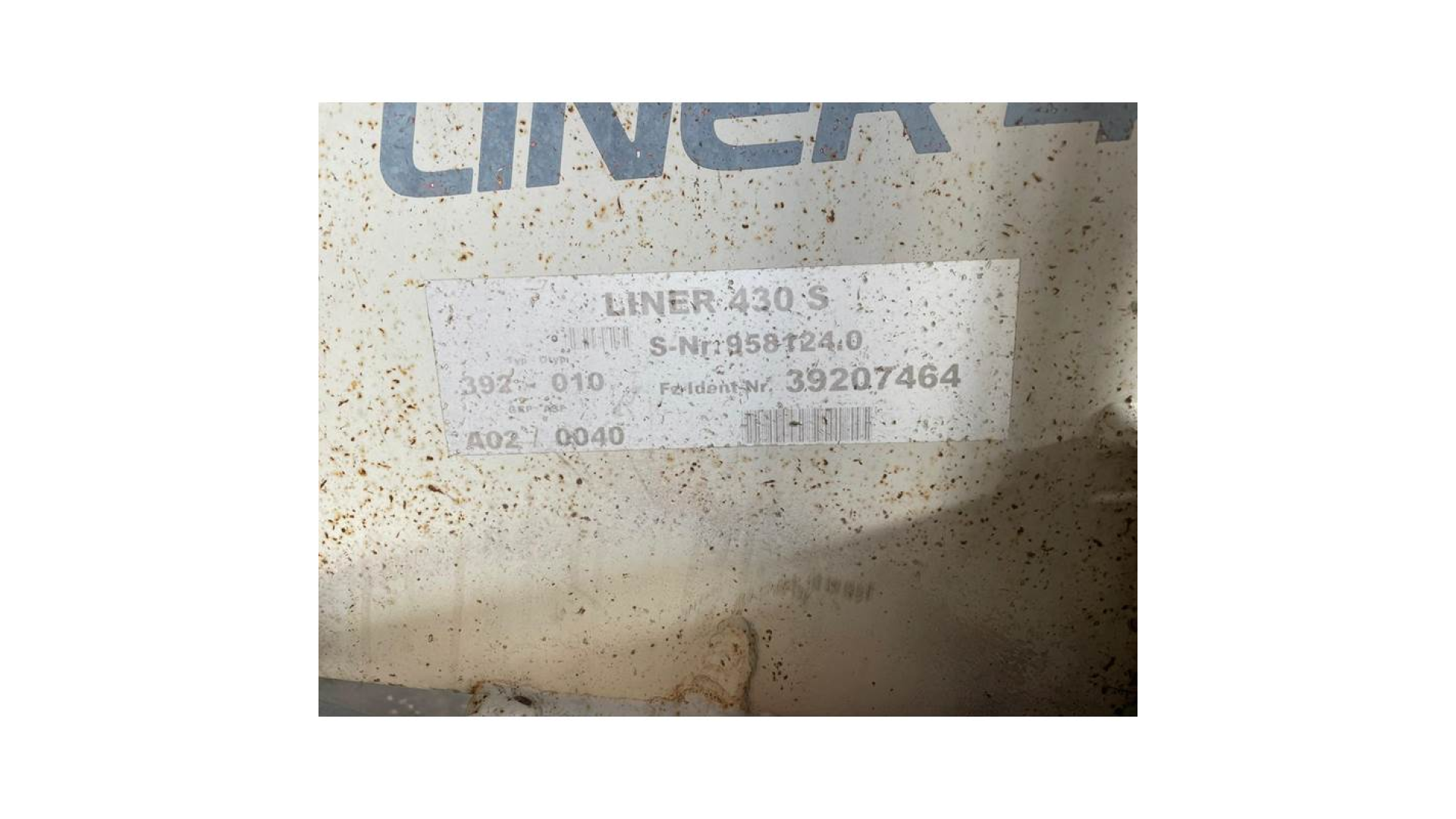 Ranghinatore Claas Liner 430S usato