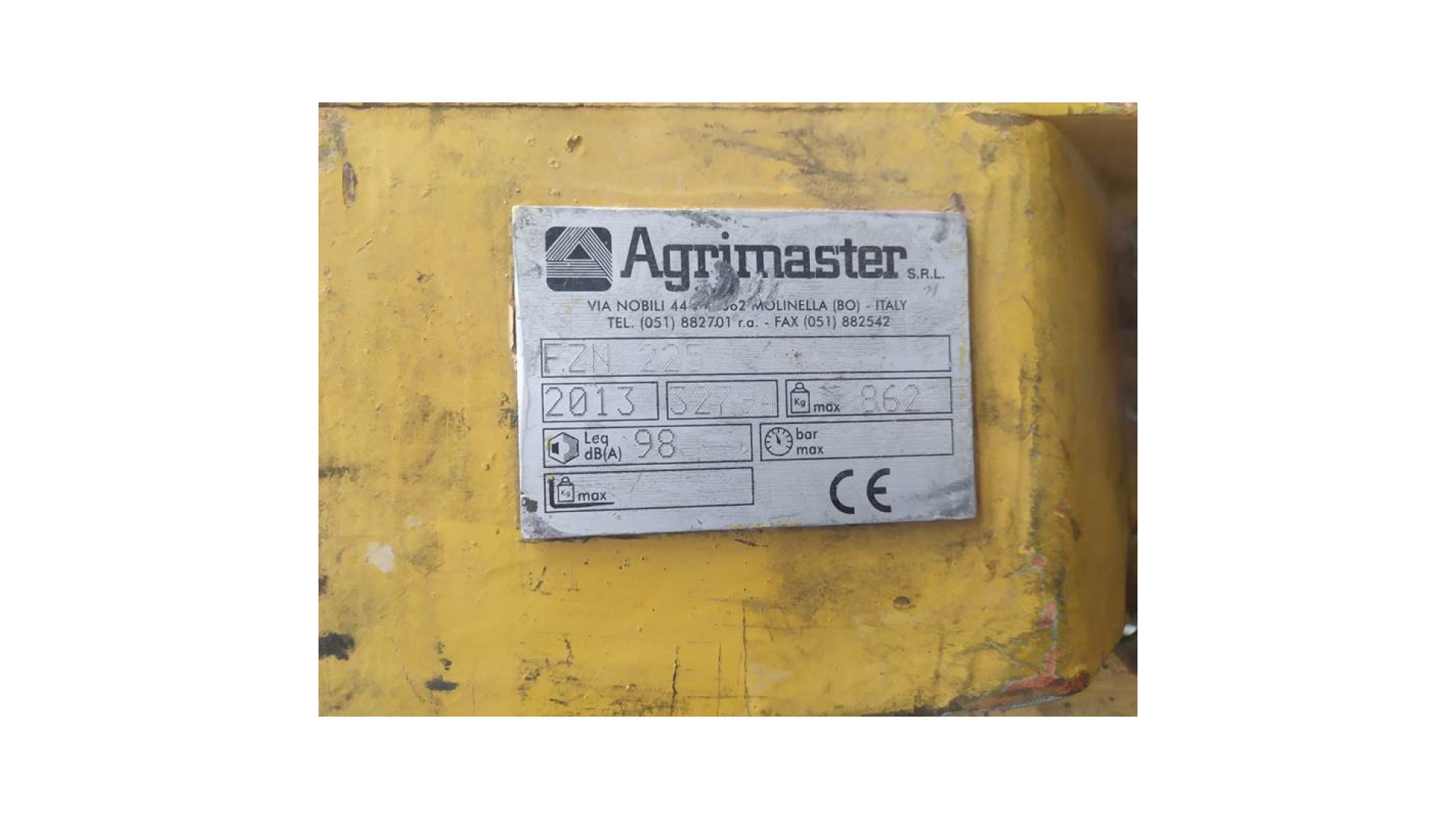 Trincia Agrimaster FZN 225 usata