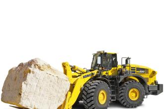 Pala Gommata KOMATSU WA500-8 Stone Handler