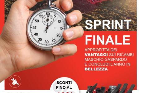 Promozione Sgalla & Maschio-Gaspardo: 'Sprint Finale!' Ricambi Maschio-Gaspardo con Sconto Speciale