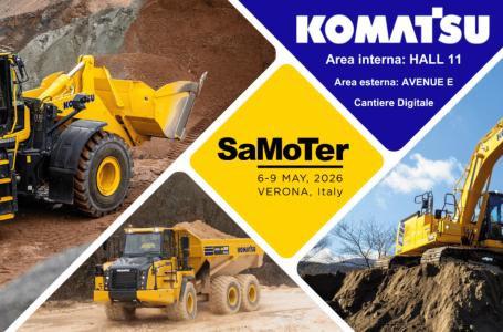 Sgalla e Cimertex al SaMoTer 2026: scopri il futuro con Komatsu