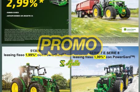Promozioni John Deere Financial: Il momento di rinnovare è adesso!